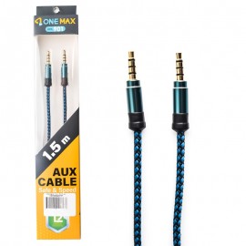 کابل 1 به 1 صدا (AUX) وان مکس (ONE MAX) طول 1.5 متر مدل 901