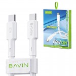 کابل تایپ سی به تایپ سی (Type-C to Type-C) باوین (BAVIN) طول 1.2 متر مدل U-CB257-CC