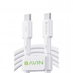 کابل تایپ سی به تایپ سی (Type-C to Type-C) باوین (BAVIN) طول 1.2 متر مدل U-CB257-CC