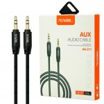 کابل 1 به 1 صدا (AUX) نواکس (Novax) طول 1.8 متر مدل AX-211