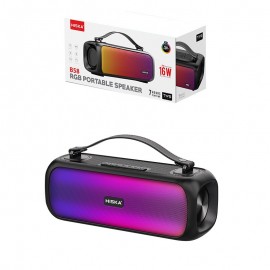 اسپیکر بلوتوث فلش خور RGB دار هیسکا (HISKA) مدل B58