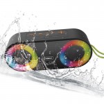 اسپیکر بلوتوث رم و فلش خور RGB دار هیسکا (HISKA) مدل B110