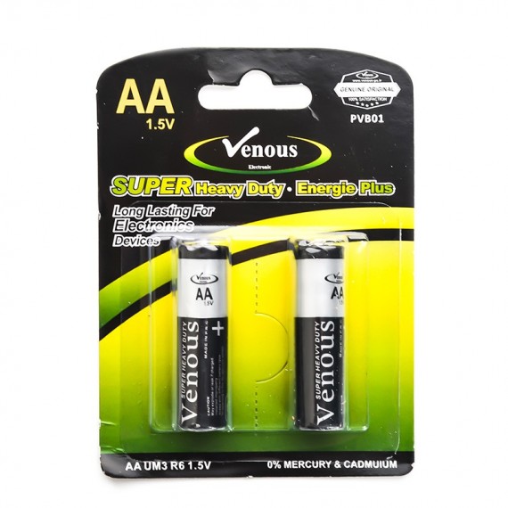 باتری قلمی ونوس (Venous) مدل AA PVB01