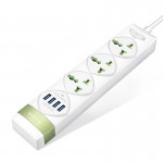 رابط برق 3 خانه +چهار پورت USB باوین (BAVIN) مدل PC589