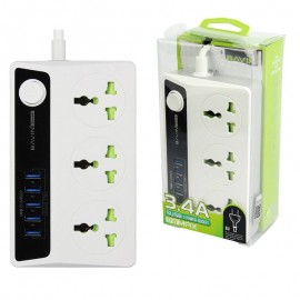 رابط برق 3 خانه +شش پورت USB باوین (BAVIN) مدل PC512
