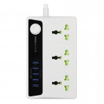 رابط برق 3 خانه +شش پورت USB باوین (BAVIN) مدل PC512