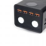 پاوربانک چراغ قوه دار هیسکا (HISKA) مدل QI-600PD ظرفیت 60000mAh