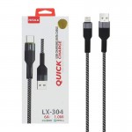 کابل آیفون (Lightning) هیسکا (HISKA) طول 1 متر مدل LX-304