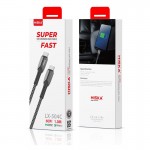 کابل تایپ سی به تایپ سی (Type-C to Type-C) هیسکا (HISKA) طول 1 متر مدل LX-504c