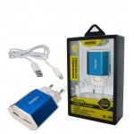 شارژر USB دو پورت Remax مدل RX-D10 آبی