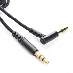 کابل 1 به 1 صدا (AUX) سری 90 درجه هیسکا (HISKA) طول 1.2 متر مدل W34