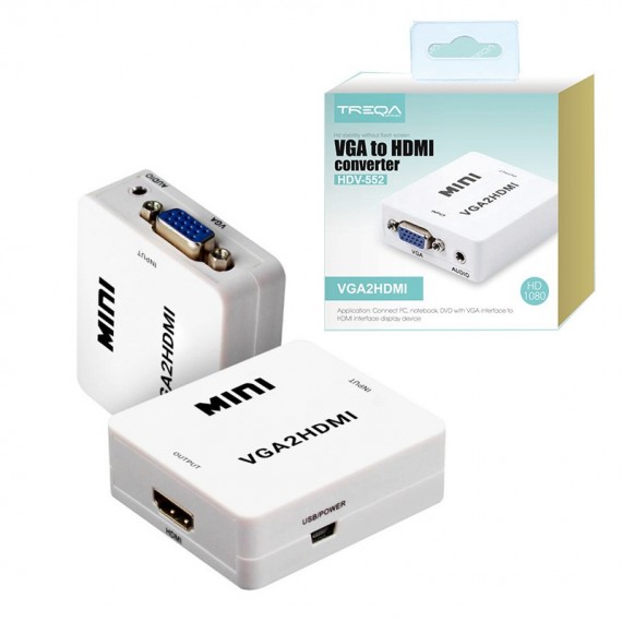 تبدیل VGA به HDMI ترکا (Treqa) مدل HDV-552