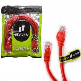 کابل شبکه CAT6 پچ کورد الون (ELEVEN) طول 3 متر