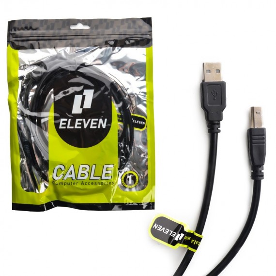 کابل پرینتر USB2.0 الون (ELEVEN) طول 1.5 متر