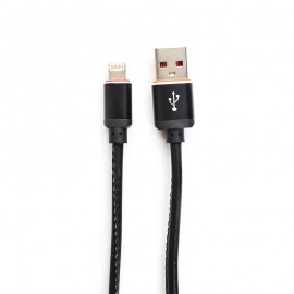 کابل آیفون (Lightning) چرمی 30 سانتی متری