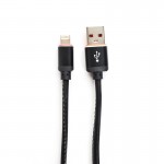 کابل آیفون (Lightning) چرمی 30 سانتی متری