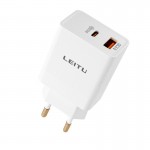 کلگی شارژر دو پورت لیتو (LEITU) مدل LH-1212