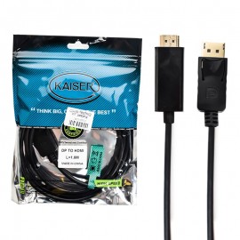 کابل تبدیل Display به HDMI طول 1.8 متر کایزر (KAISER)