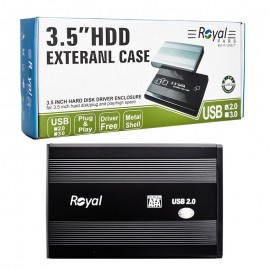 باکس هارد فلزی 3.5 اینچی USB2.0 رویال (Royal)