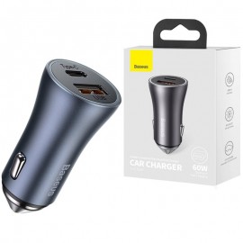 شارژر فندکی 2 پورت بیسوس (BaseUS) مدل (CGJM000113) CCJDZ-MC