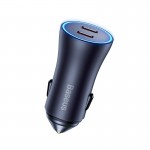 شارژر فندکی 2 پورت بیسوس (BaseUS) مدل (CGJP000013) CCJDZ-CC