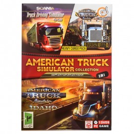 مجموعه بازی کامپیوتری شبیه سازی کامیون AMERICAN TRUCK SIMULATOR نشر گردو