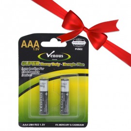 بسته 24 عددی باتری نیم قلمی ونوس (Venous) مدل AAA PVB02