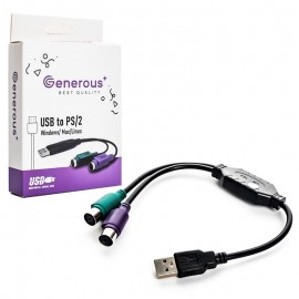 تبدیل USB به PS2 جنروس (GENEROUS)