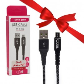 بسته 1+10 کابل اندروید طول 1 متر تسکو (TSCO) مدل TC A104 (یک عدد هدیه)