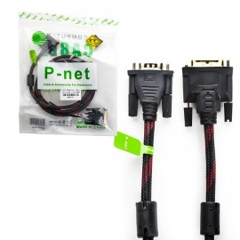کابل تبدیل DVI به VGA پی نت (P-net) طول 1.5 متر