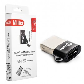 تبدیل تایپ سی به یو اس بی (Type-c To Usb) میلر (Miller) مدل MILLER-201