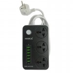 چند راهی برق + شش پورت USB هیسکا (HSIKA) مدل CH-5510