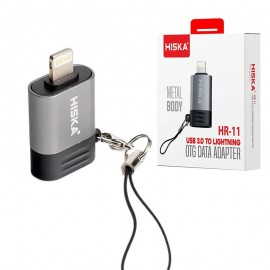 تبدیل OTG LIGHTNING هیسکا (HISKA) مدل HR-11