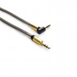 کابل 1 به 1 صدا (AUX) فنری سری 90 درجه طول 1 متر الون (ELEVEN) مدل AUX3