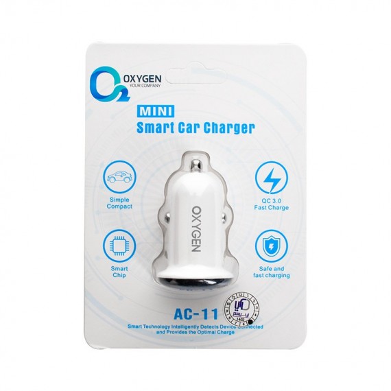 شارژر فندکی تک پورت اکسیژن (OXYGEN) مدل AC-11