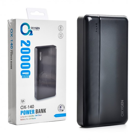 پاوربانک اکسیژن (OXYGEN) مدل OX-140 ظرفیت 20000mAh