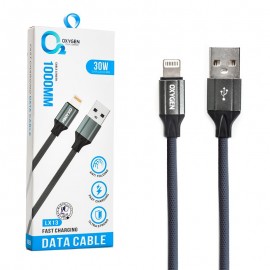 کابل آیفون (Lightning) اکسیژن (OXYGEN) طول 1 متر مدل LX13