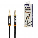کابل 1 به 1 صدا (AUX) طول 3 متر نیتو (Nitu) مدل NT-AUX007
