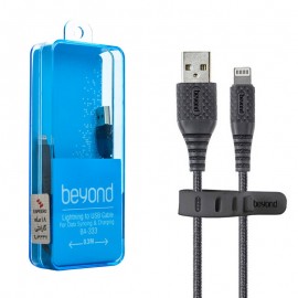 کابل آیفون (Lightning) پاوربانکی بیاند (Beyond) طول 30 سانتی متر مدل BA-333
