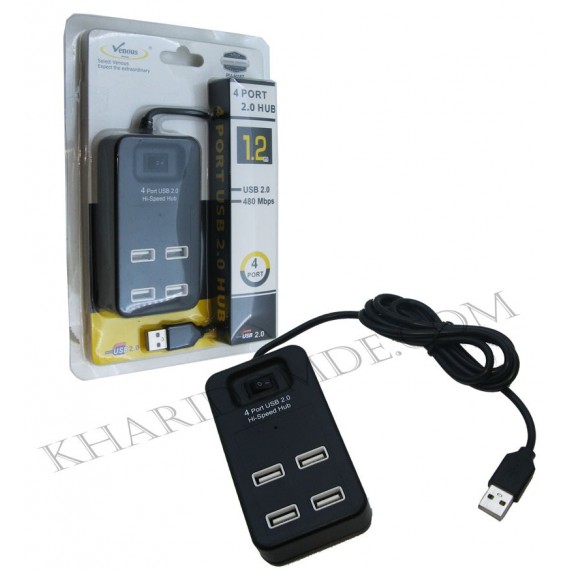 هاب 4 پورت USB کلیددار Venous مدل PV-H187
