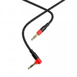 کابل 1 به 1 صدا (AUX) سری 90 درجه هیسکا (HISKA) طول 1 متر مدل W32