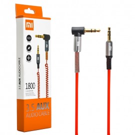 کابل 1 به 1 صدا (AUX) فنری شیائومی (Xiaomi) طول 1.8 متر کپی