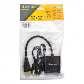 کابل تبدیل HDMI به VGA+Sound وان مکس (ONE MAX)