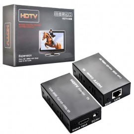 اکستندر HDMI شبکه 60 متری به همراه آداپتور HDTV-60M