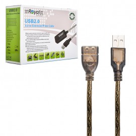 کابل افزایش طول 2.0 USB رویال (Royal) طول 15 متر برددار