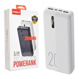 پاور بانک هیسکا (HISKA) مدل HP-213 ظرفیت 20000mAh