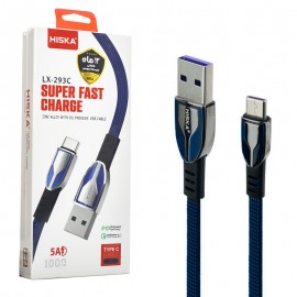 کابل تایپ سی (Type-C) هیسکا (HISKA) طول 1 متر مدل LX-293C