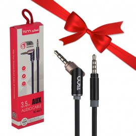 بسته 1+10 کابل 1 به 1 صدا (AUX) تسکو (TSCO) طول 1.5 متر مدل TC AU 7 (یک عدد هدیه)
