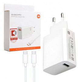 شارژر دیواری + کابل تایپ سی شیائومی (Xiaomi) 67W مدل VCA7GAcH