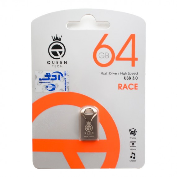 فلش Queen Tech مدل RACE 64GB